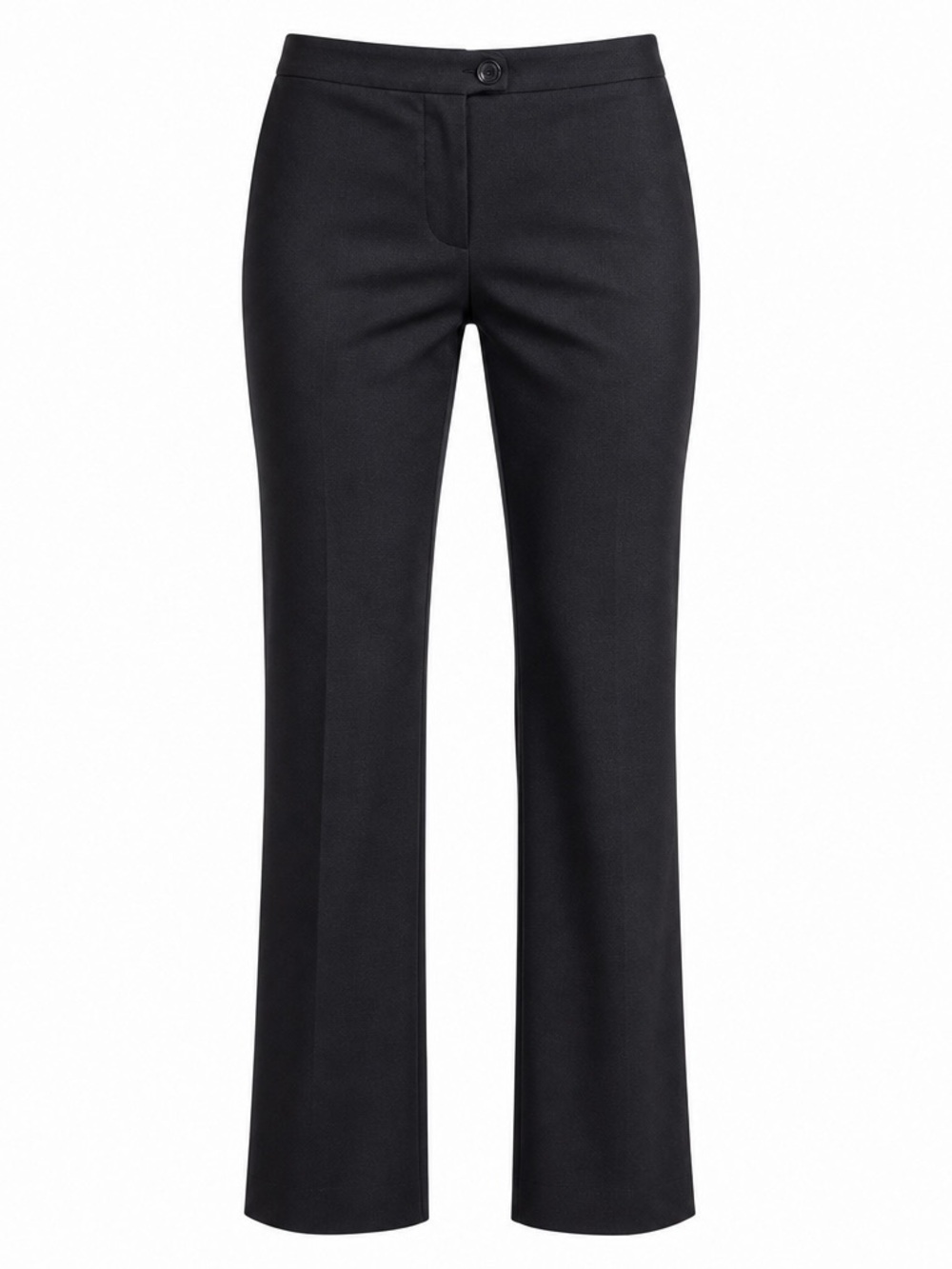 Armani Collezioni Black Boot-Cut Dress Pants
